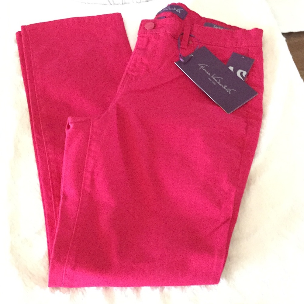 Modern Slim Fit Pink Jeans